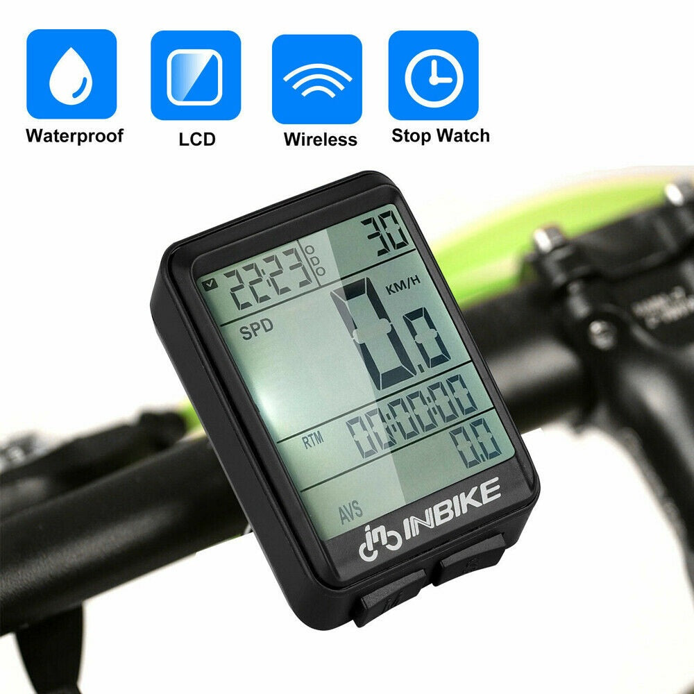 Wireless Mountain Bike Speed Computer Waterproof Bicycle Speedometer Z5M2