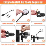 Rear View Side Mirrors for Hiboy Electric Kick Scooter