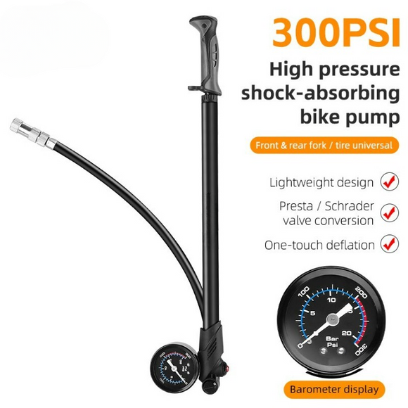 300PSI Shock Pump for Gary Fisher Mountain Bike – Cycling Kinetics
