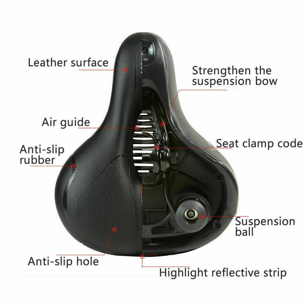 Comfortable Wide Soft Seat/Saddle for Raleigh eBike – Cycling Kinetics