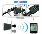 Wireless Bicycle Computer Speedometer Odometer