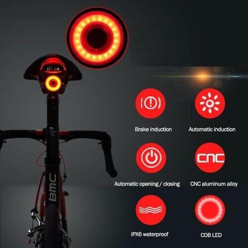 LED Sensor Rear Brake Light for Raleigh Hybrid Bike