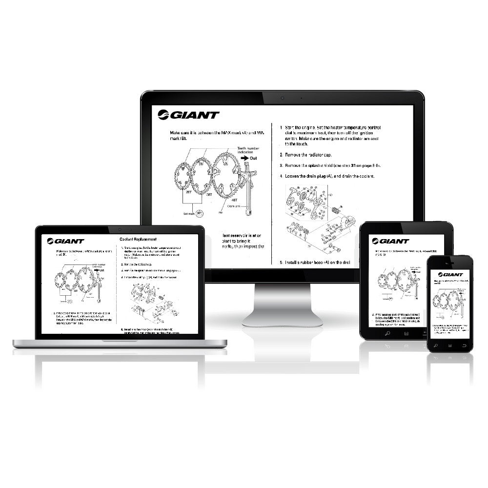 Giant Hybrid Bike Repair & Service Manual – Choose Your Model – Cycling Kinetics