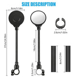 Rear View Side Mirrors for EVOLV Electric Kick Scooter