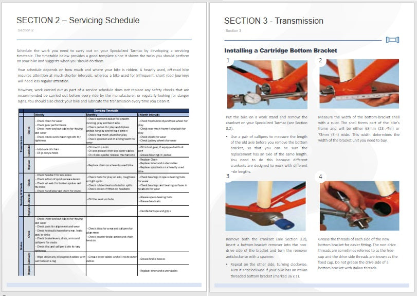 Trek Road Bike Repair & Service Manual – Choose Your Model – Cycling Kinetics