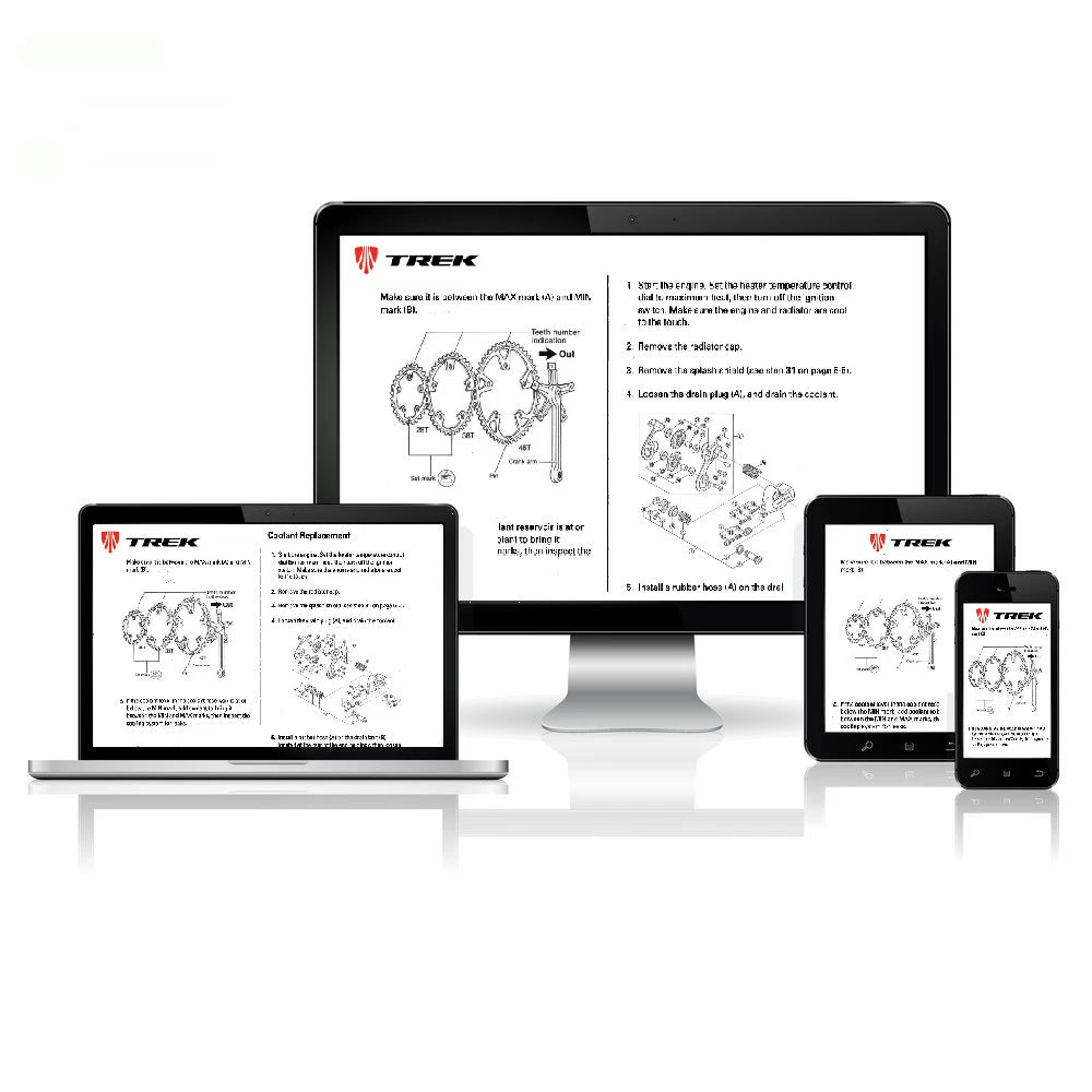 Trek Mountain Bike Repair & Service Manual – Choose Your Model – Cycling Kinetics