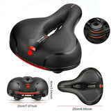 Comfortable Wide Soft Seat/Saddle for Specialized Hybrid Bike